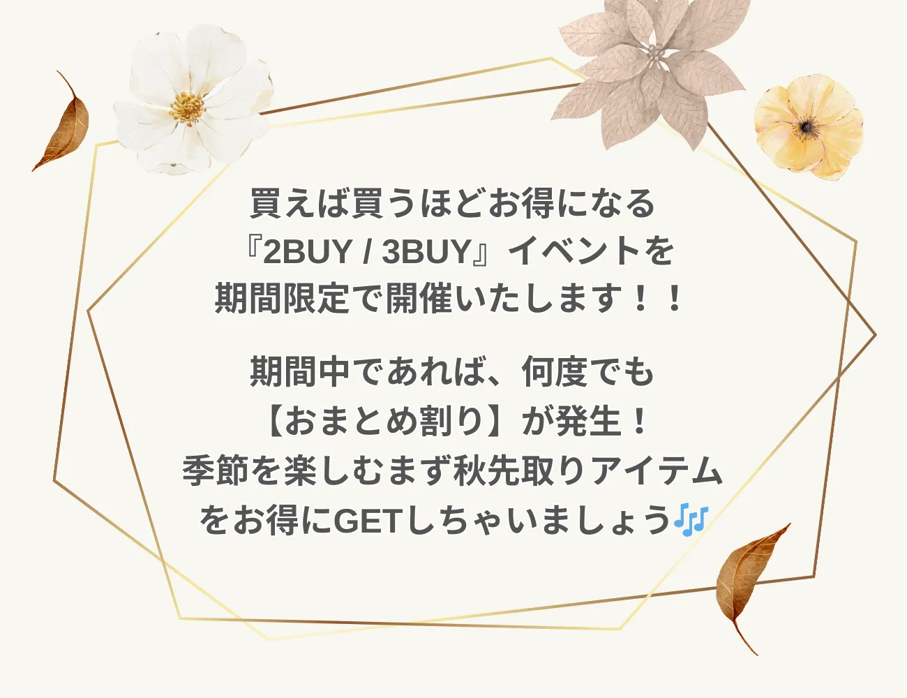 5日間限定】秋のおまとめ割りキャンペーン！ - ScoLar公式ブログ