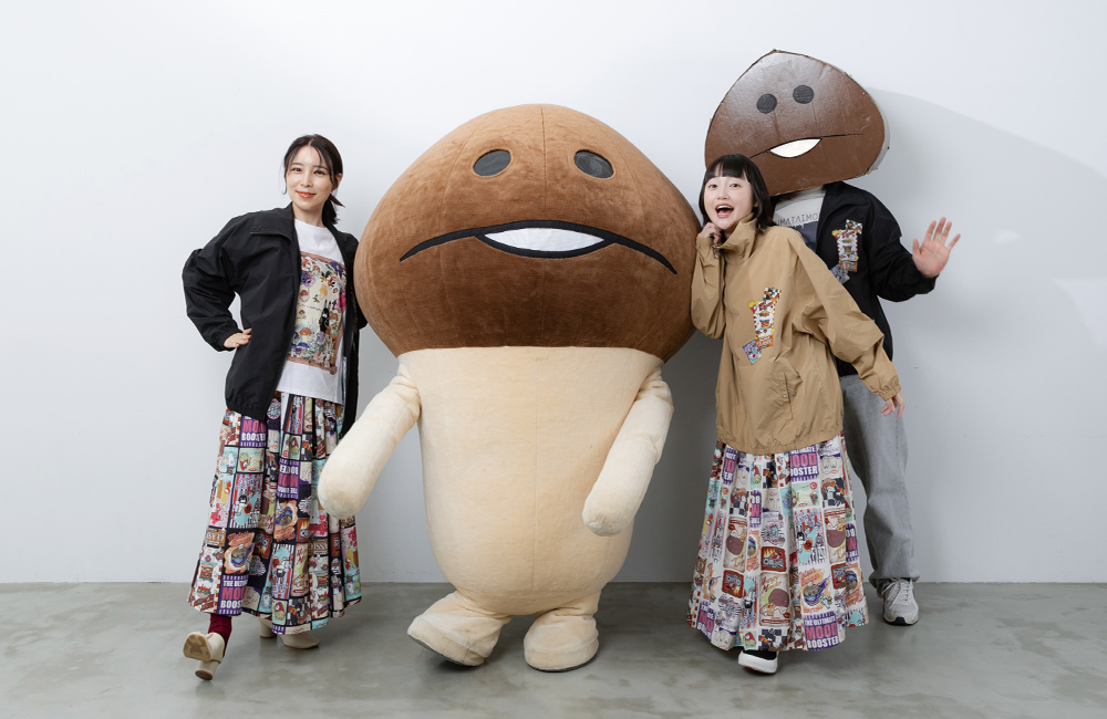 なめこ&ダンなめさんが撮影に遊びに来てくれたよ♪