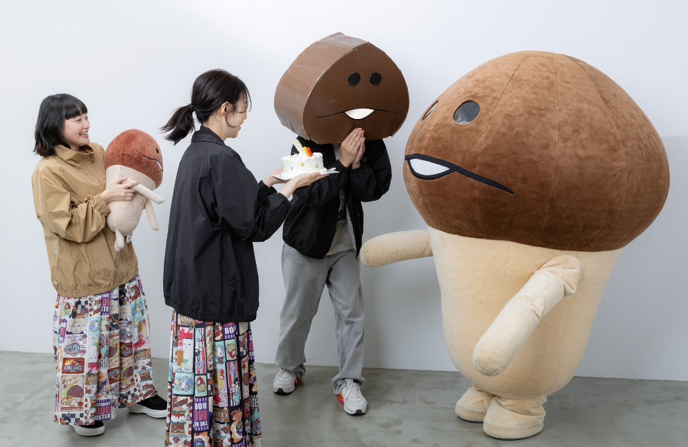なめこ&ダンなめさんが撮影に遊びに来てくれたよ♪