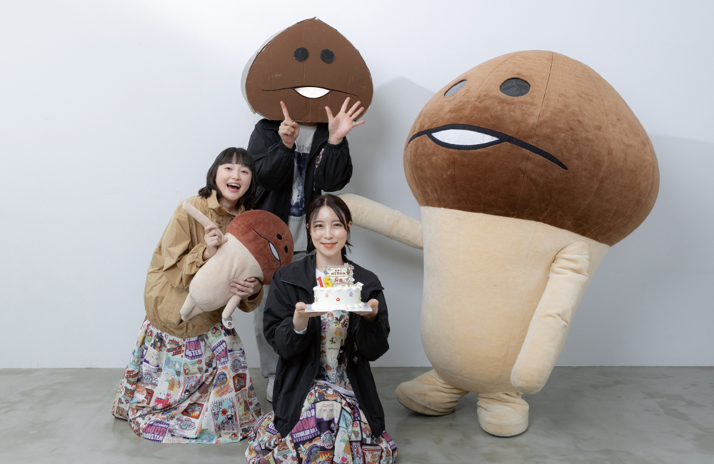 なめこ&ダンなめさんが撮影に遊びに来てくれたよ♪